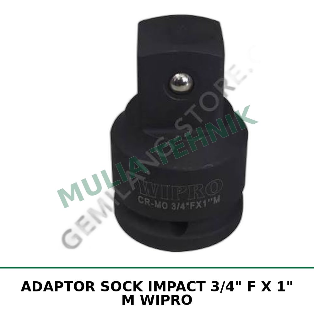 ADAPTOR SOCK IMPACT 3/4" F X 1" M WIPRO