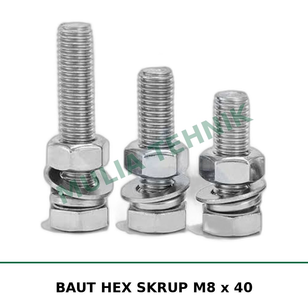 BAUT HEX SKRUP M8 x 40