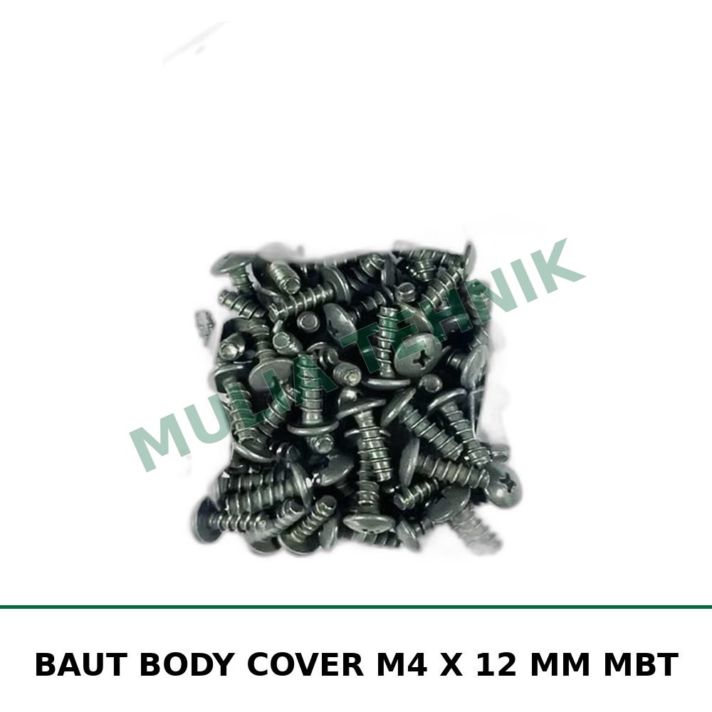 BAUT BODY COVER M4 X 12 MM MBT