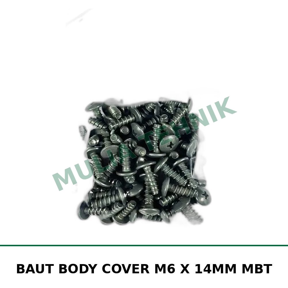 BAUT BODY COVER M6 X 14MM MBT