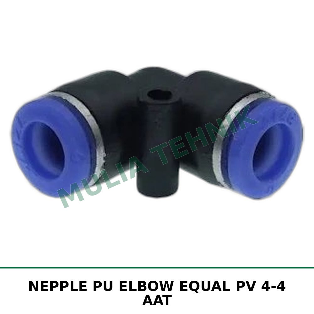 NEPPLE PU ELBOW EQUAL PV 4-4 AAT
