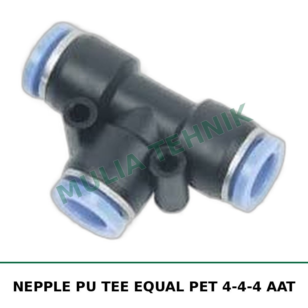 NEPPLE PU TEE EQUAL PET 4-4-4 AAT