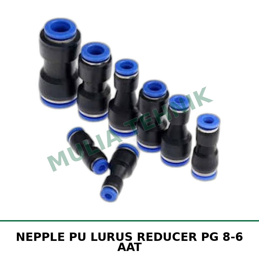 NEPPLE PU LURUS REDUCER PG 8-6 AAT