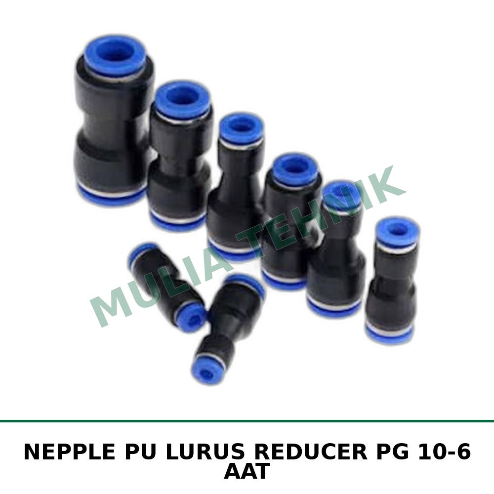 NEPPLE PU LURUS REDUCER PG 10-6 AAT