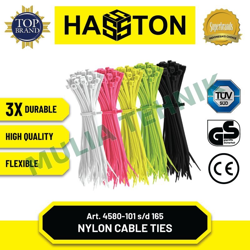 KABEL TIES 3 X 150 MM PUTIH HASSTON
