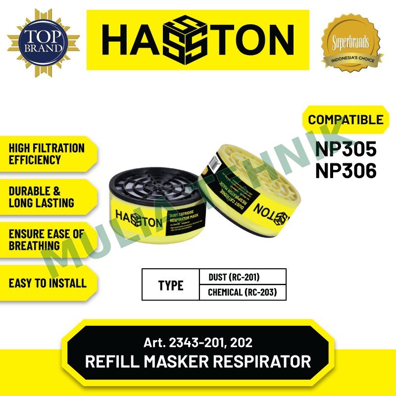 REFILL MASKER OBAT KIMIA HASSTON
