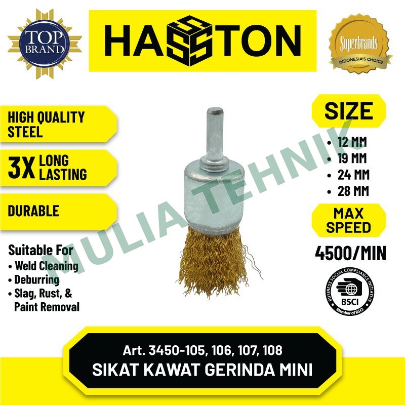 SIKAT BOR 12 MM HASSTON