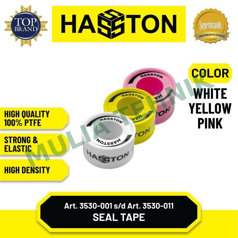 SEAL TAPE MINYAK 1" X 25 MTR PUTIH HASSTON