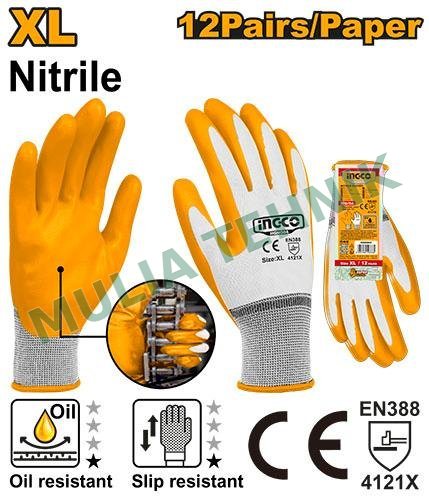 SARUNG TANGAN NITRIL NITRILE GLOVES INGCO