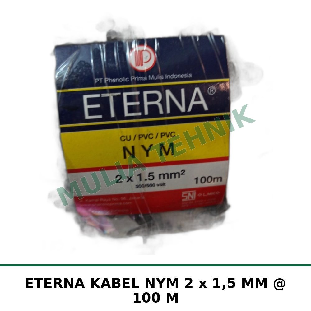 ETERNA KABEL NYM 2 x 1,5 MM @ 100 M