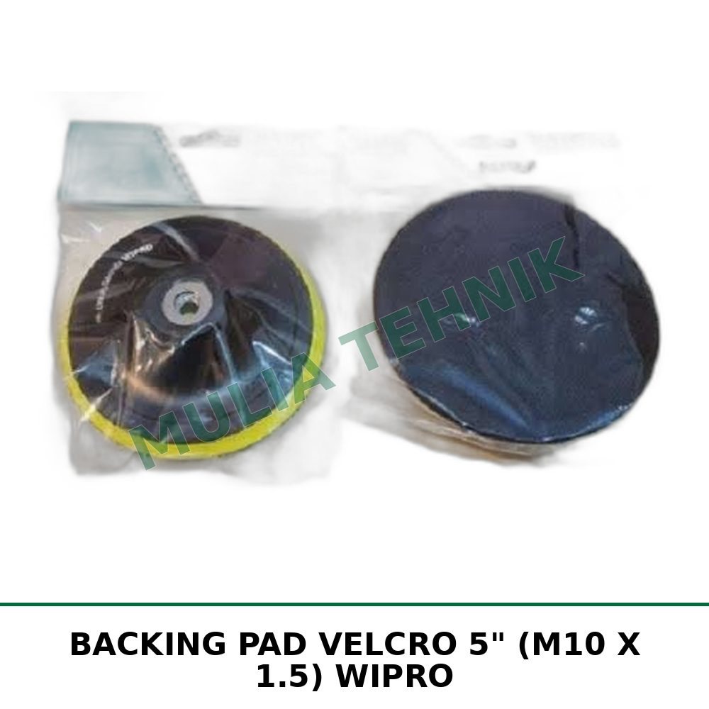 BACKING PAD VELCRO 5" (M10 X 1.5) WIPRO