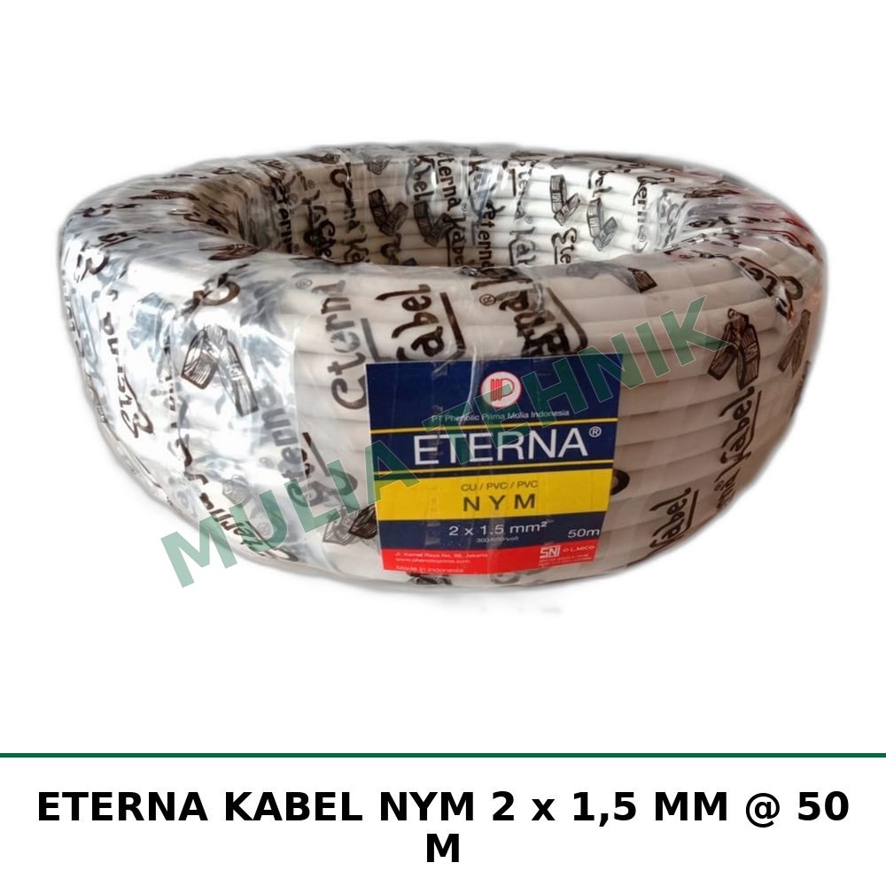 ETERNA KABEL NYM 2 x 1,5 MM @ 50 M