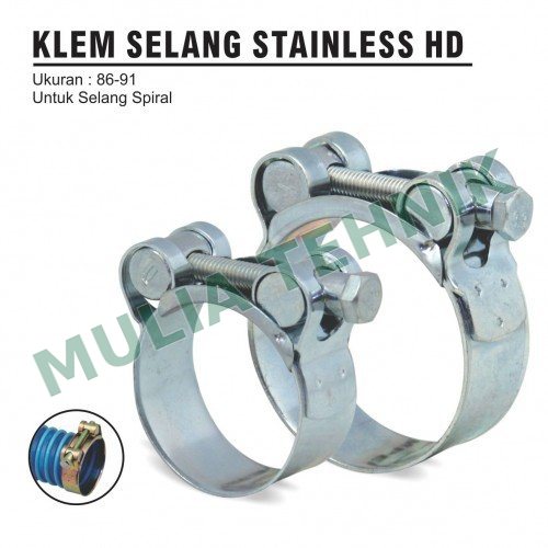 KLEM SELANG HEAVY DUTY 86-91 MM 3.5/8" (U/ SELANG 3")