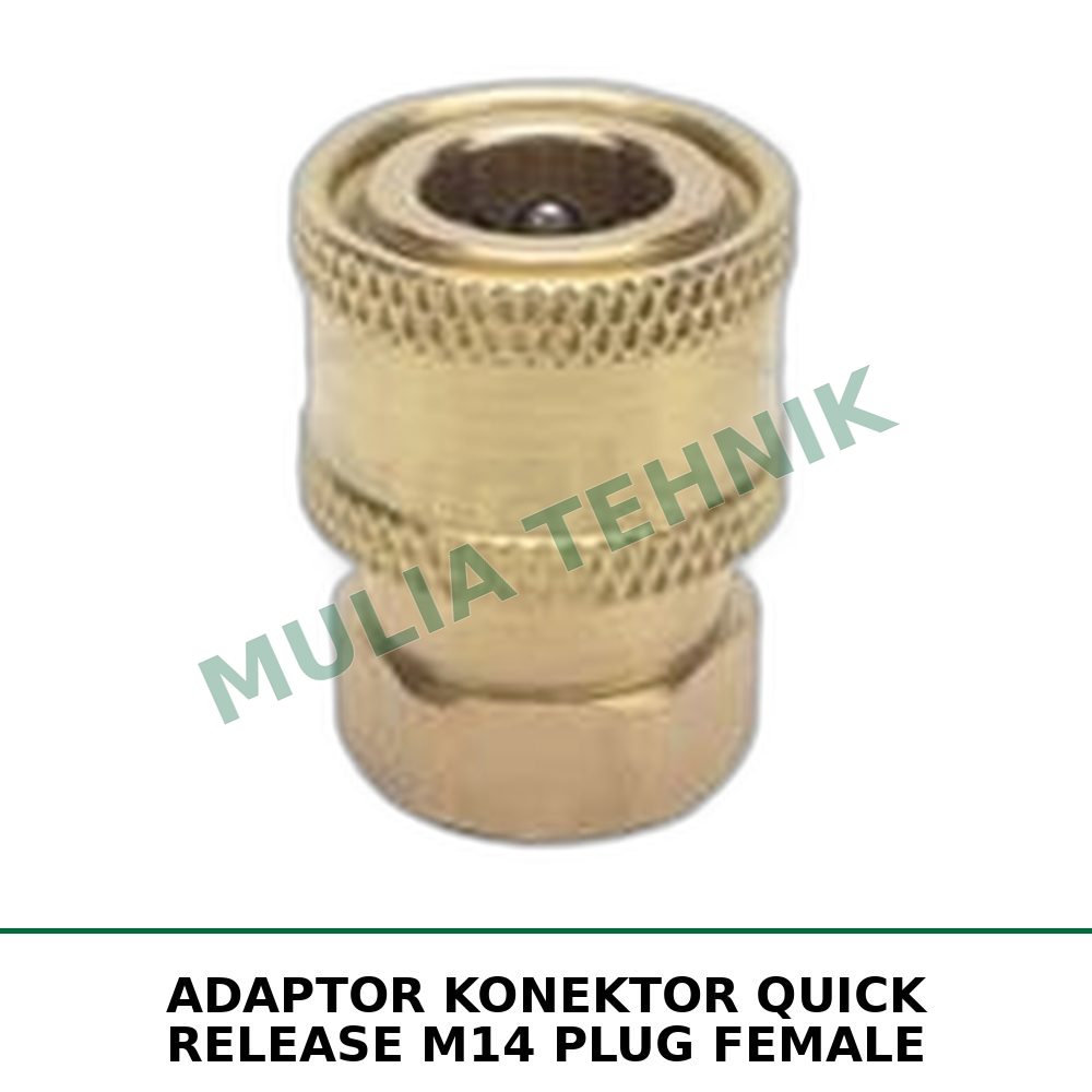 ADAPTOR KONEKTOR QUICK RELEASE M14 PLUG FEMALE
