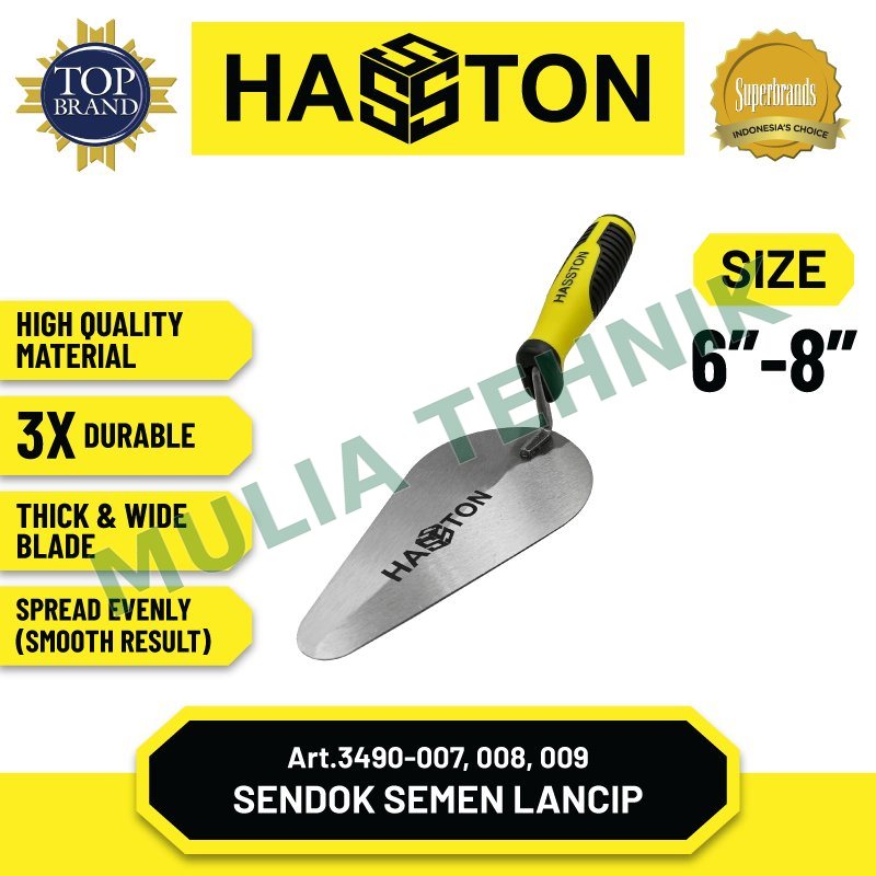 HASSTON SENDOK SEMEN LANCIP KARET 6"