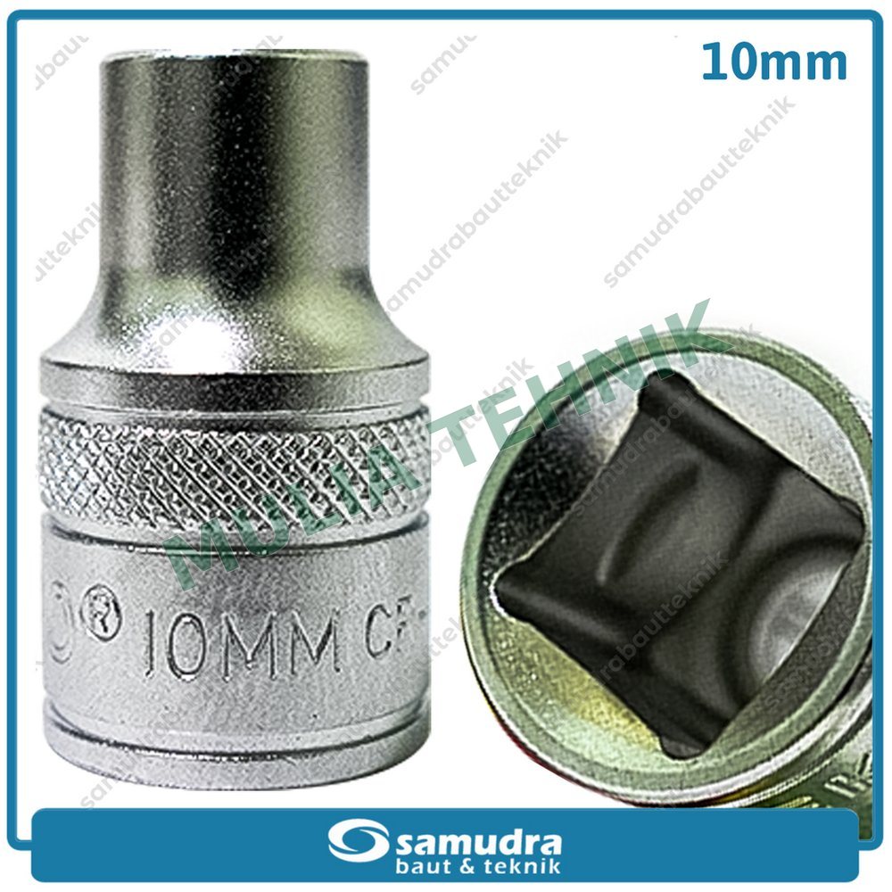 KUNCI SOCK DR.1/2" 6 PT 10 MM TEKIRO