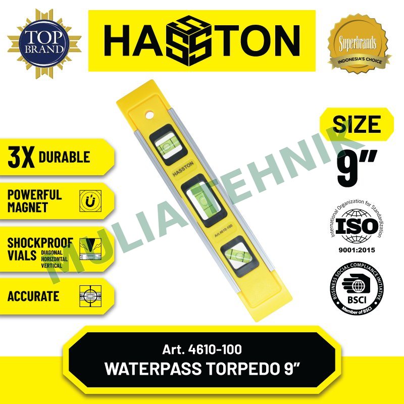 WATERPAS TORPEDO 9"