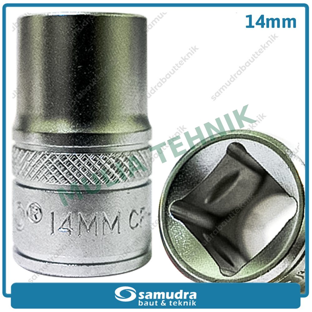 KUNCI SOCK DR.1/2" 6 PT 14 MM TEKIRO