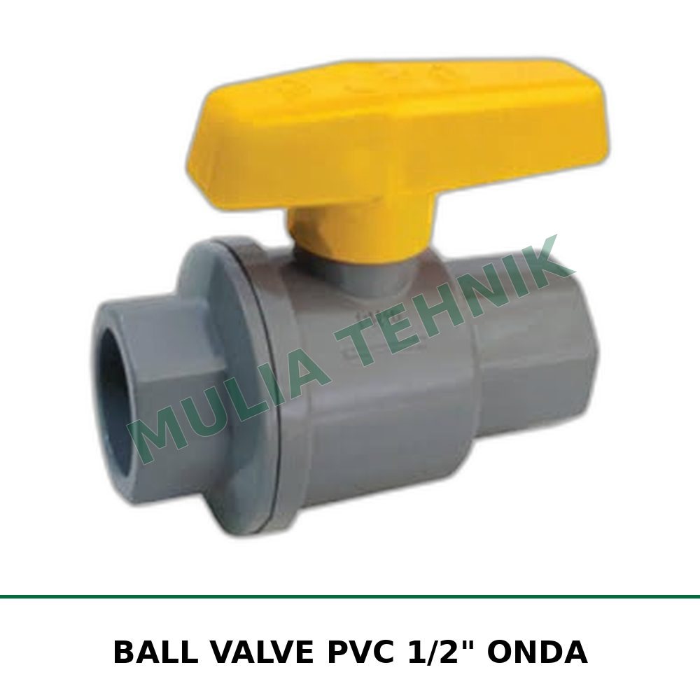 BALL VALVE PVC 1/2" ONDA