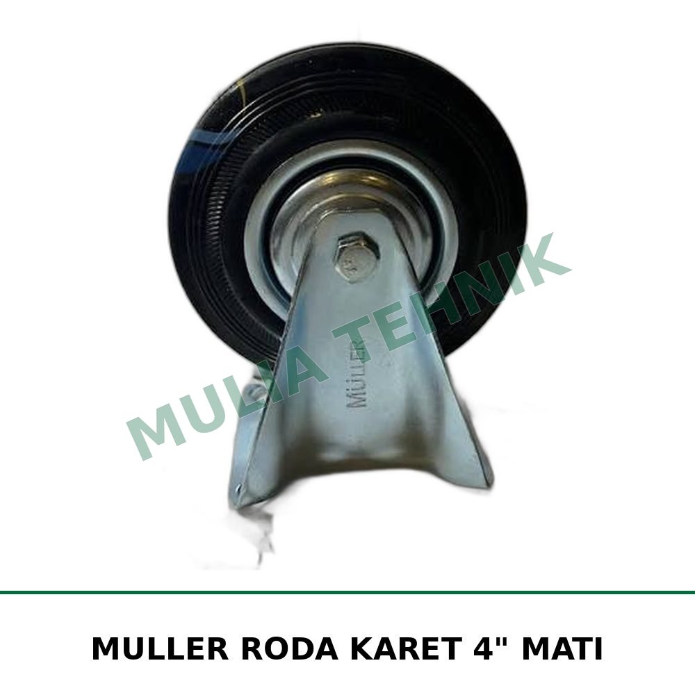 MULLER RODA KARET 4" MATI