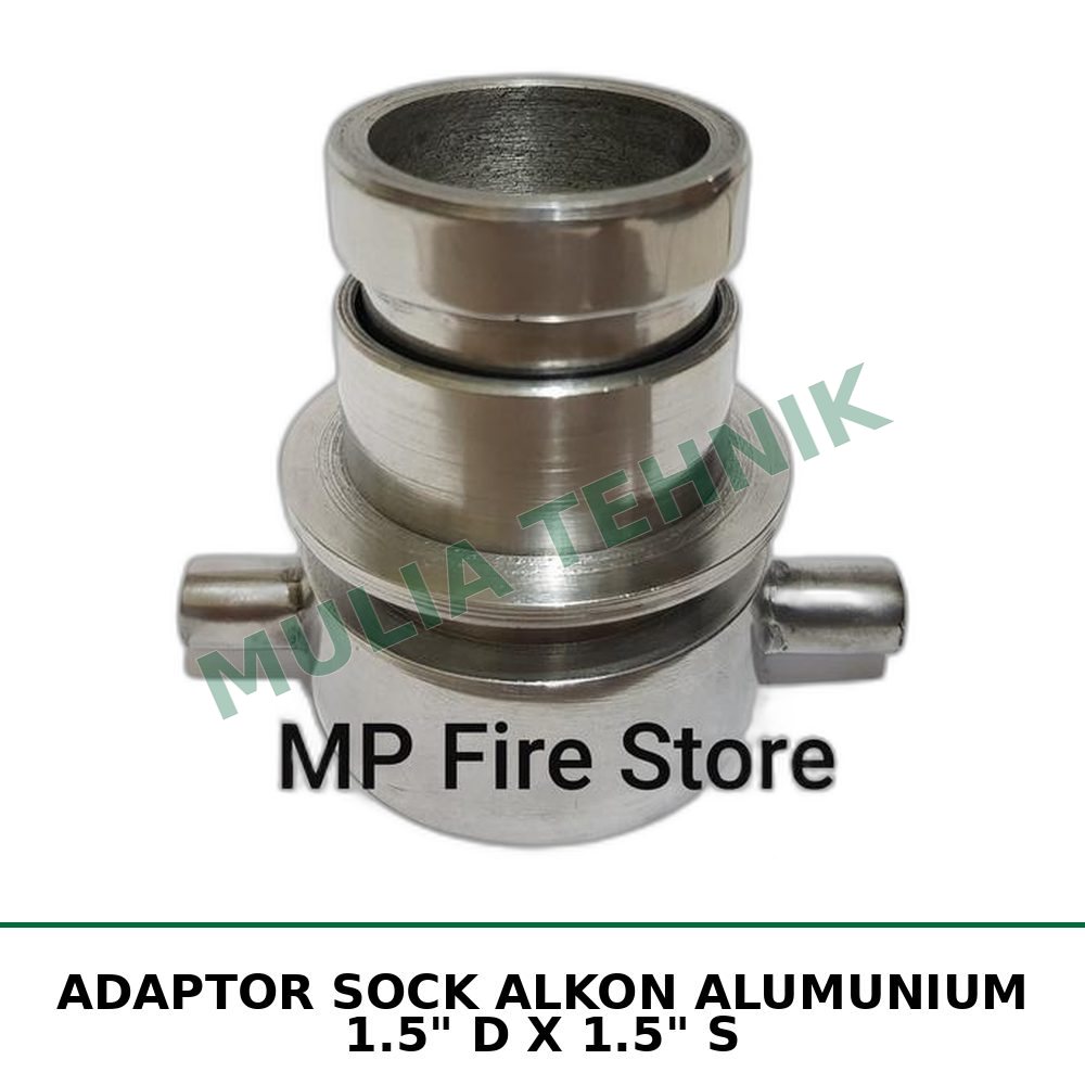 ADAPTOR SOCK ALKON ALUMUNIUM 1.5" D X 1.5" S