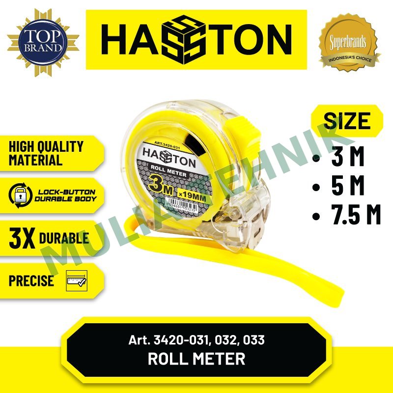 METERAN BENING TAHAN BANTING 5 M HASSTON