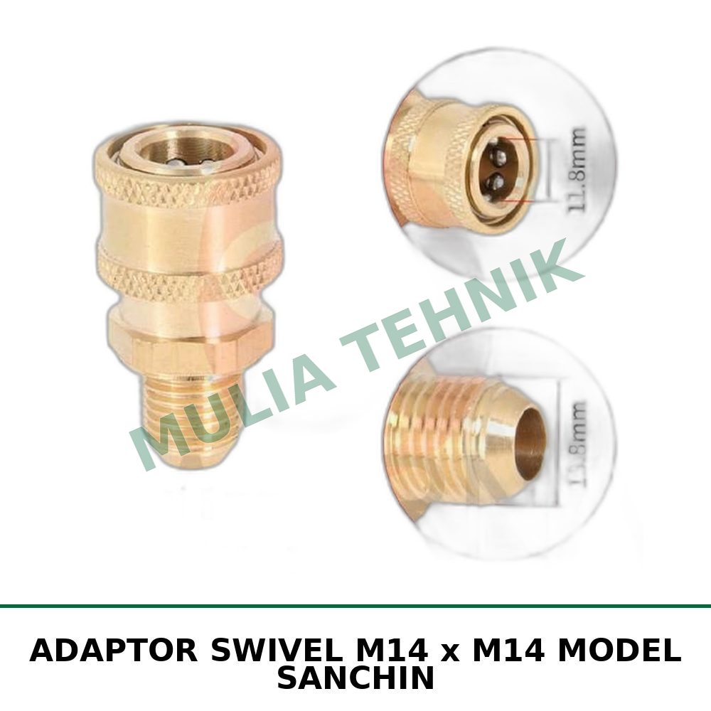 ADAPTOR SWIVEL M14 x M14 MODEL SANCHIN