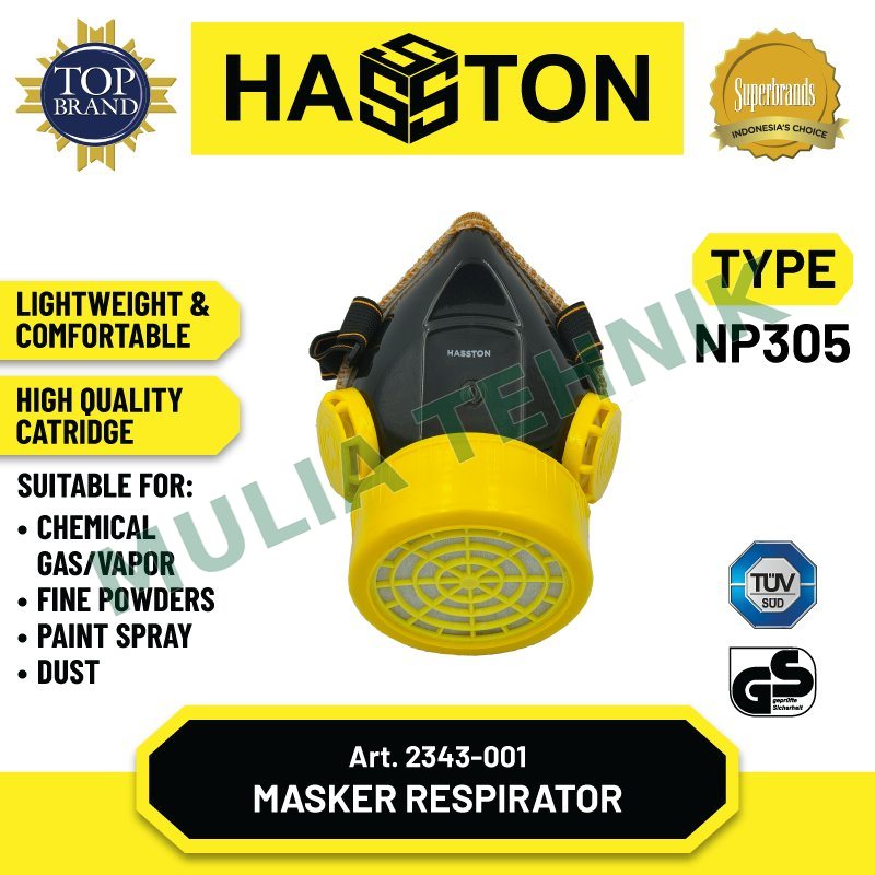 MASKER OBAT SINGLE FILTER HASSTON