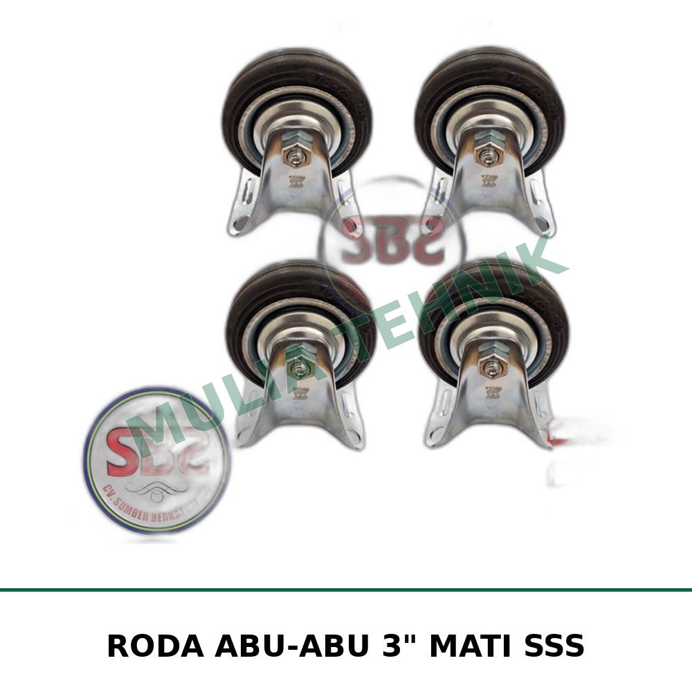RODA ABU-ABU 3" MATI SSS