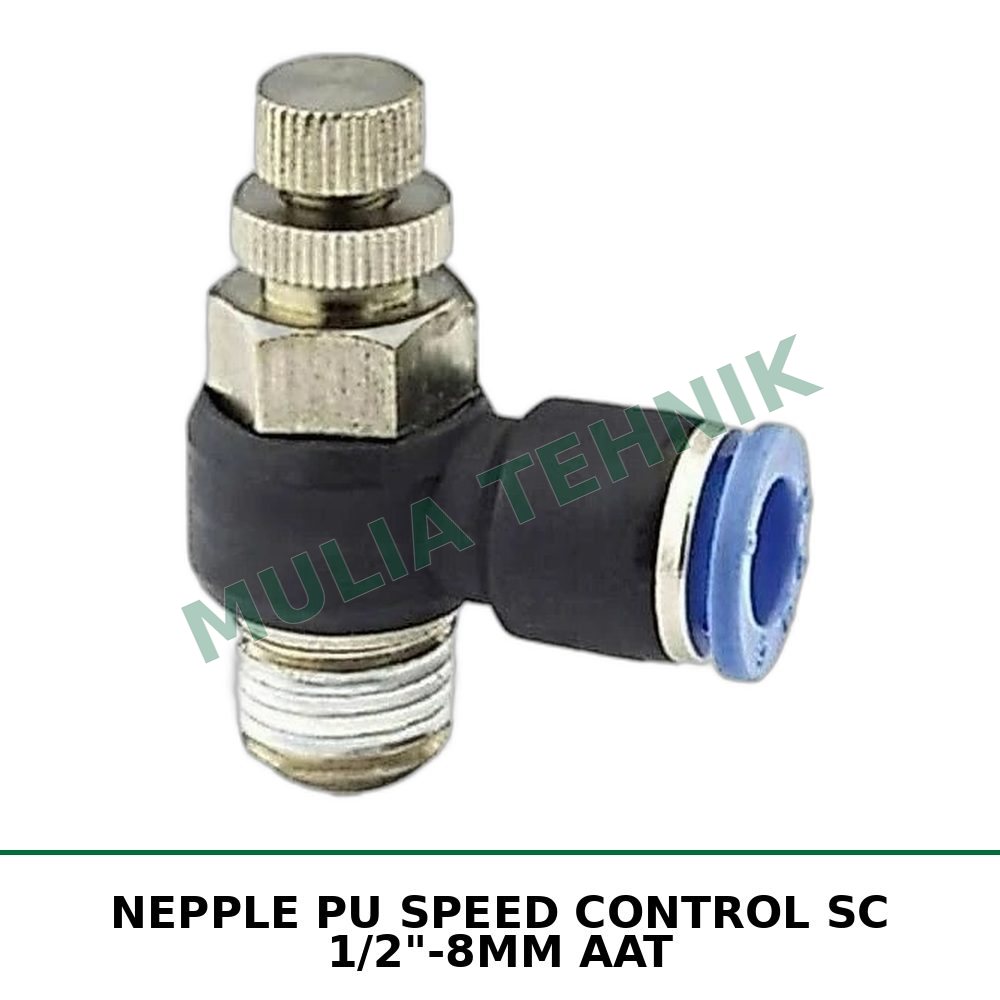 NEPPLE PU SPEED CONTROL SC 1/2"-8MM AAT