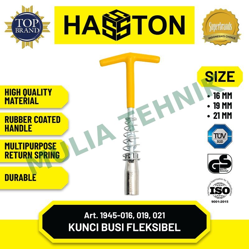 KUNCI BUSI FLEXIBLE 16 MM HASSTON