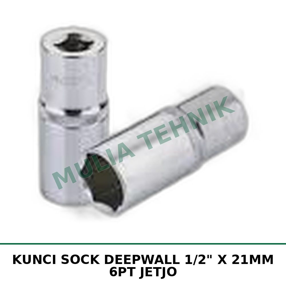 KUNCI SOCK DEEPWALL 1/2" X 21MM 6PT JETJO