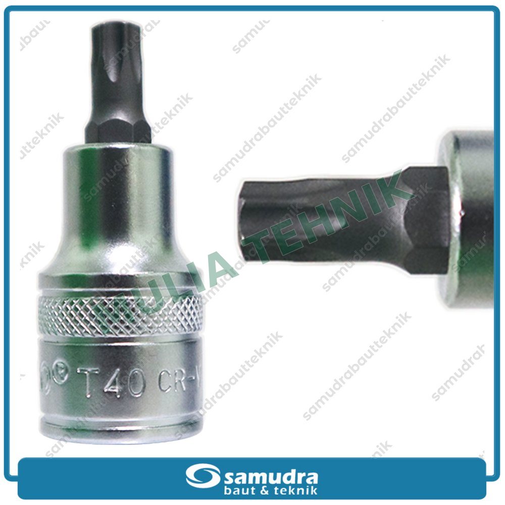 KUNCI SOCK L BINTANG DR.1/2" T 40 TEKIRO