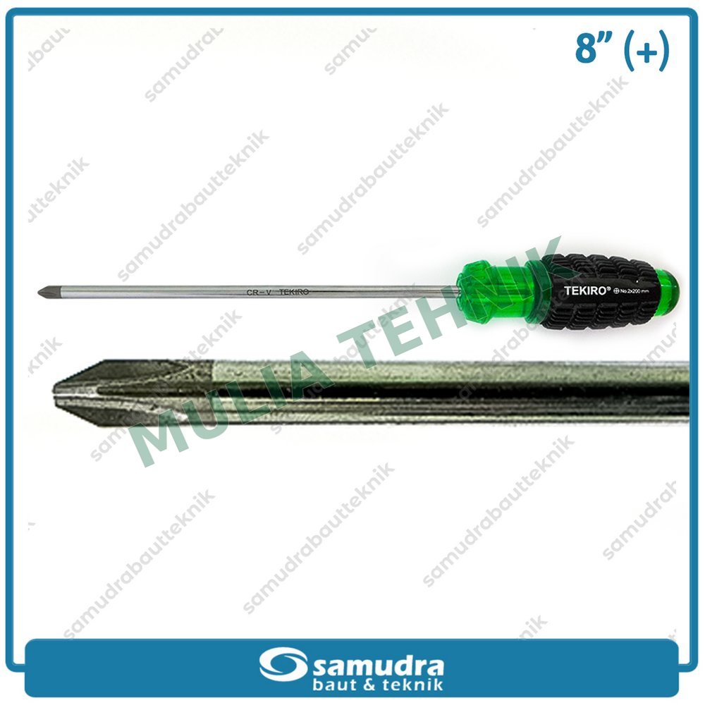 OBENG GAGANG KARET PH2 X 200 MM TEKIRO