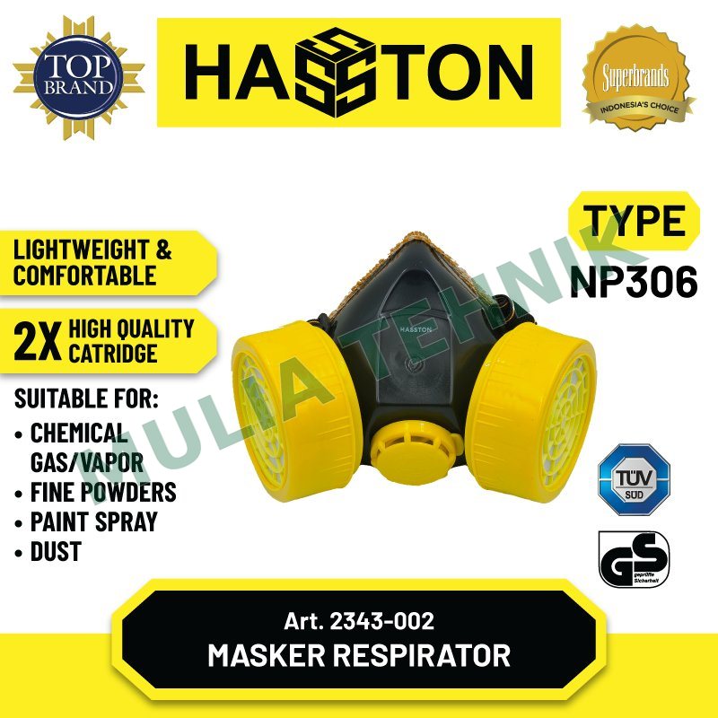 MASKER OBAT DOUBLE FILTER HASSTON