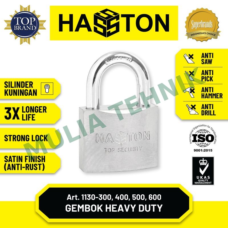HASSTON GEMBOK SATIN 30 MM CHROME