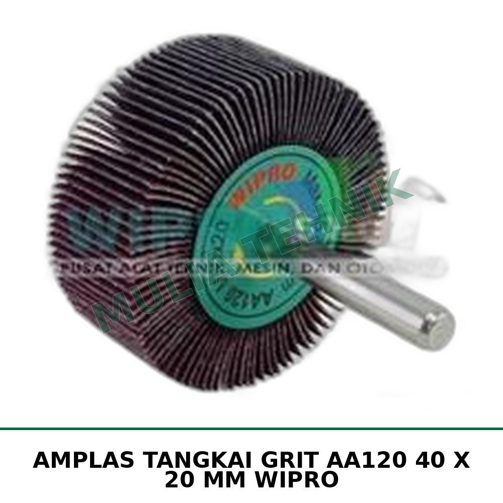 AMPLAS TANGKAI GRIT AA120 40 X 20 MM WIPRO