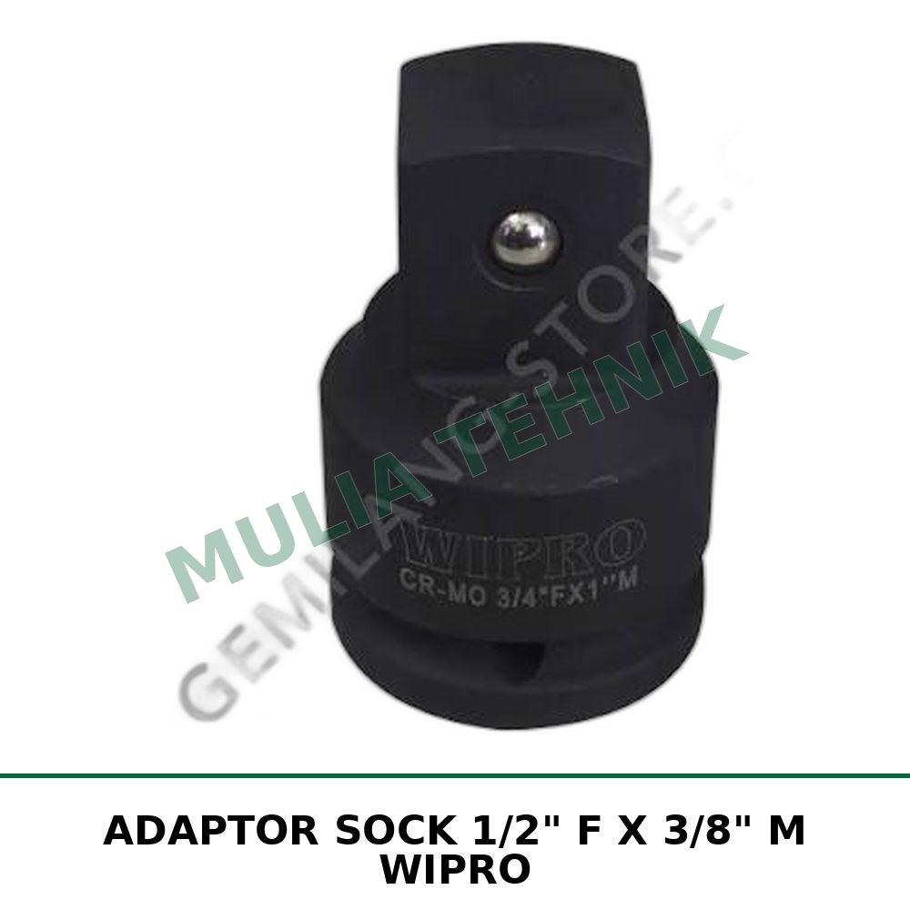 ADAPTOR SOCK 1/2" F X 3/8" M WIPRO