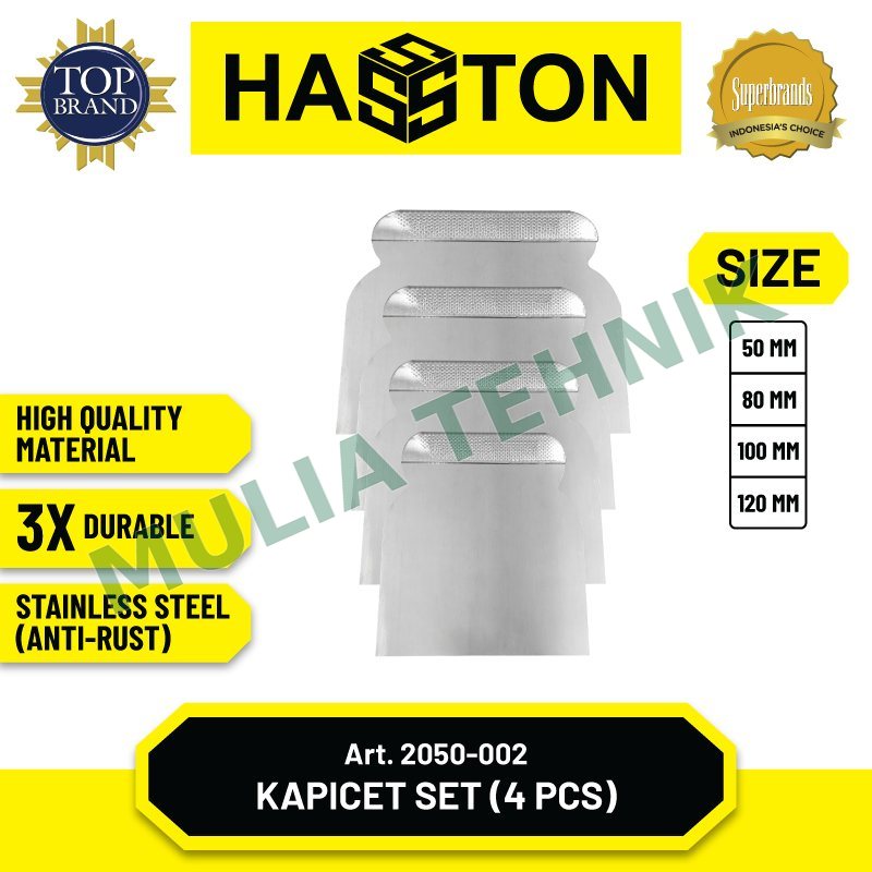 KAPI CAT 4 PCS GAGANG ALUMINIUM HASSTON