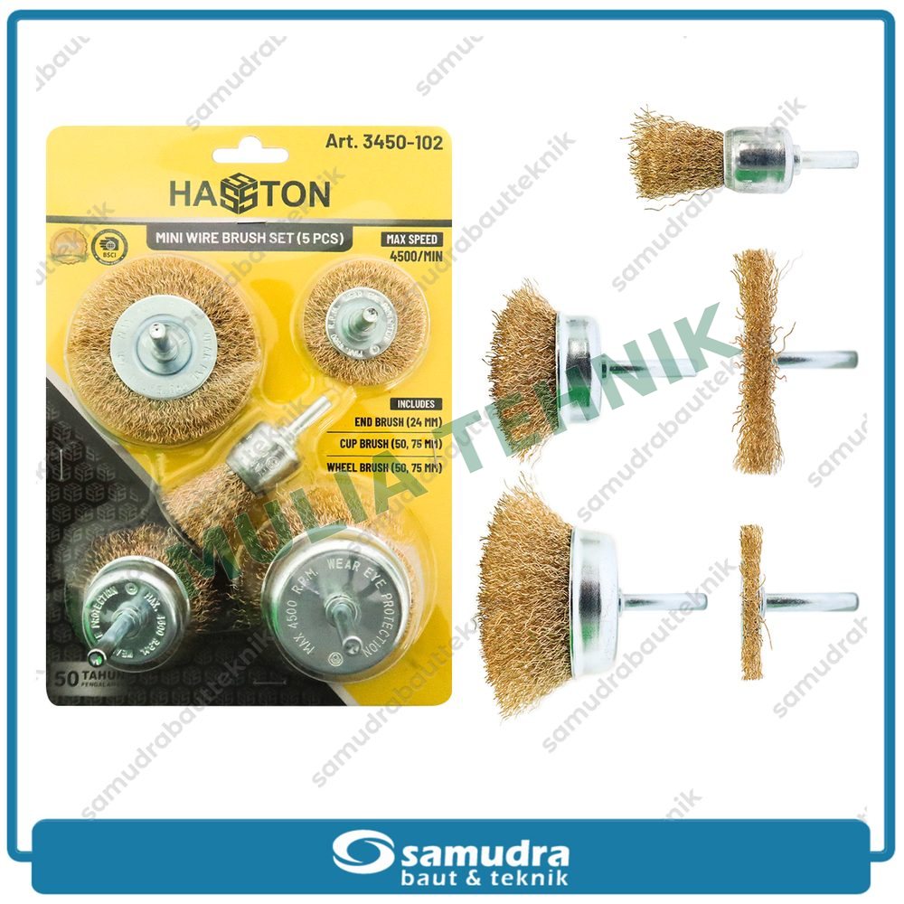 CUP BRUSH MINI 5PCS HASSTON