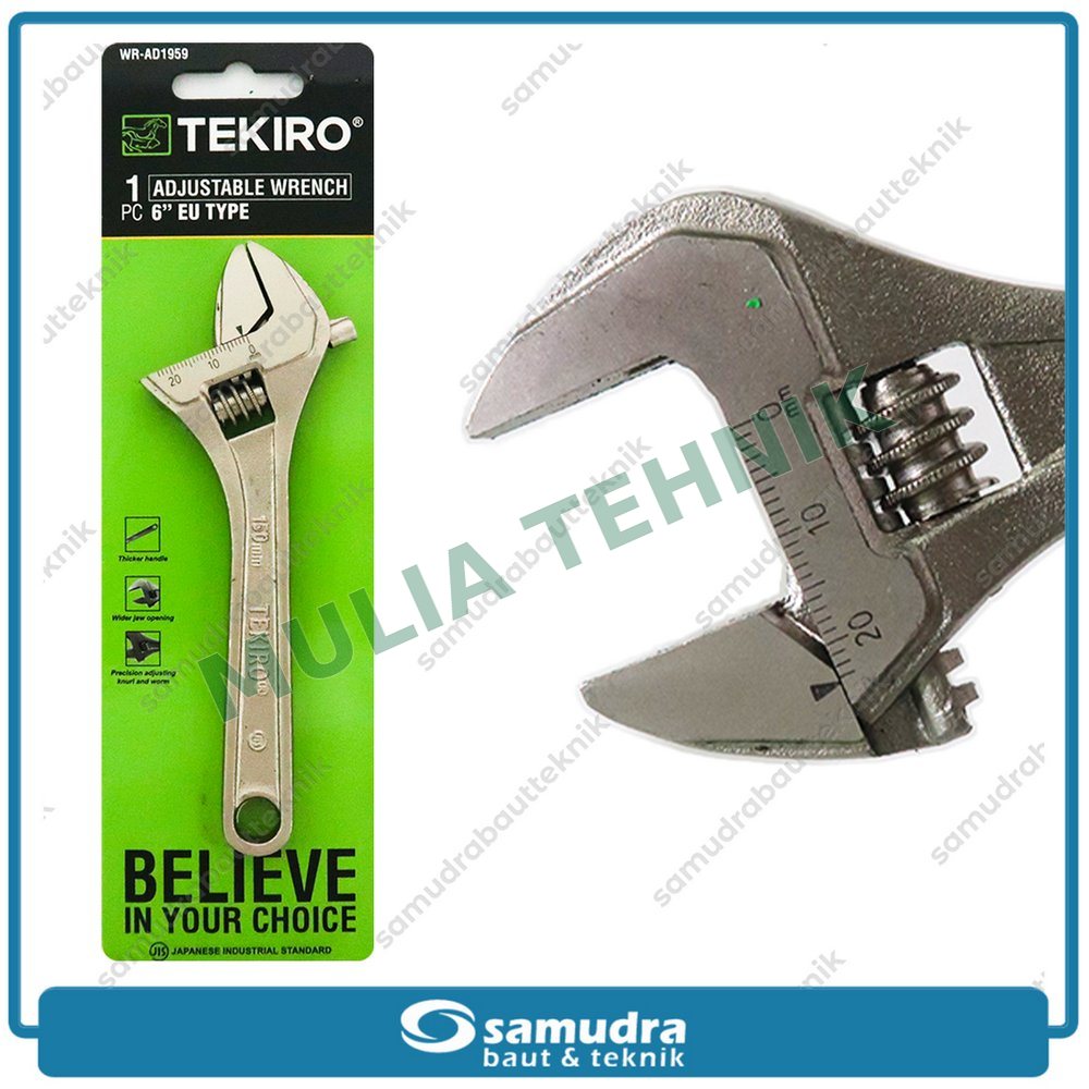 KUNCI INGGRIS TIPE EU 6” TEKIRO