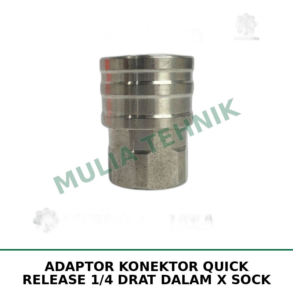 ADAPTOR KONEKTOR QUICK RELEASE 1/4 DRAT DALAM X SOCK