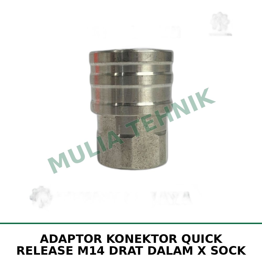 ADAPTOR KONEKTOR QUICK RELEASE M14 DRAT DALAM X SOCK