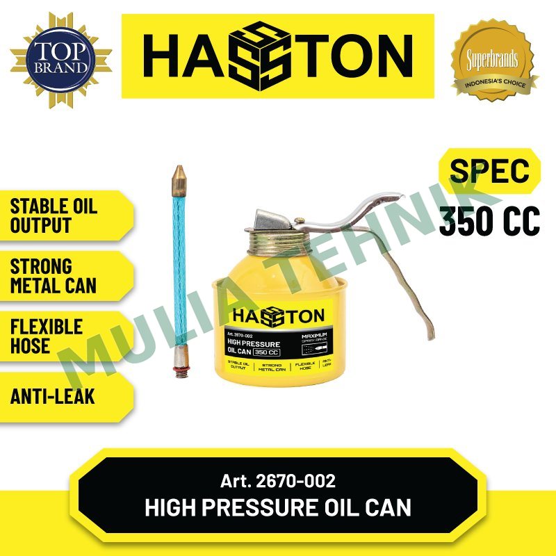 OIL CAN HIGH PRESSURE 350 CC HASSTON