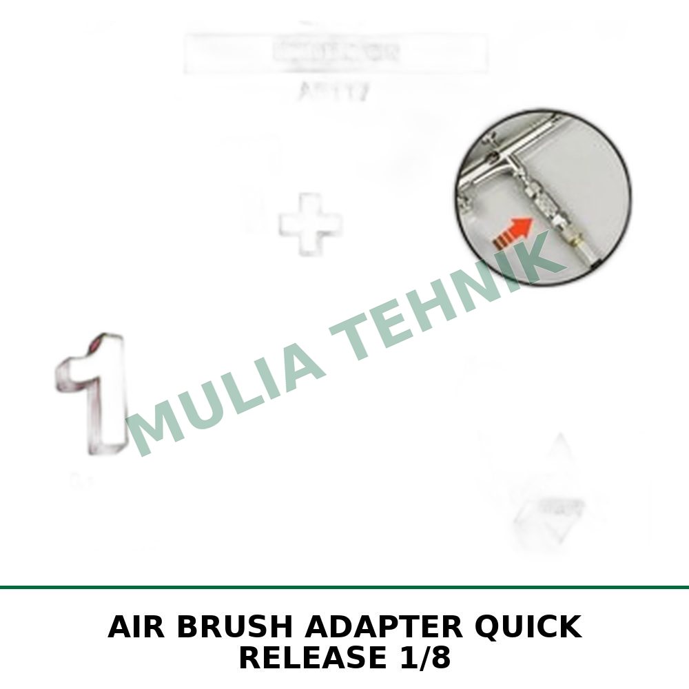 AIR BRUSH ADAPTER QUICK RELEASE 1/8