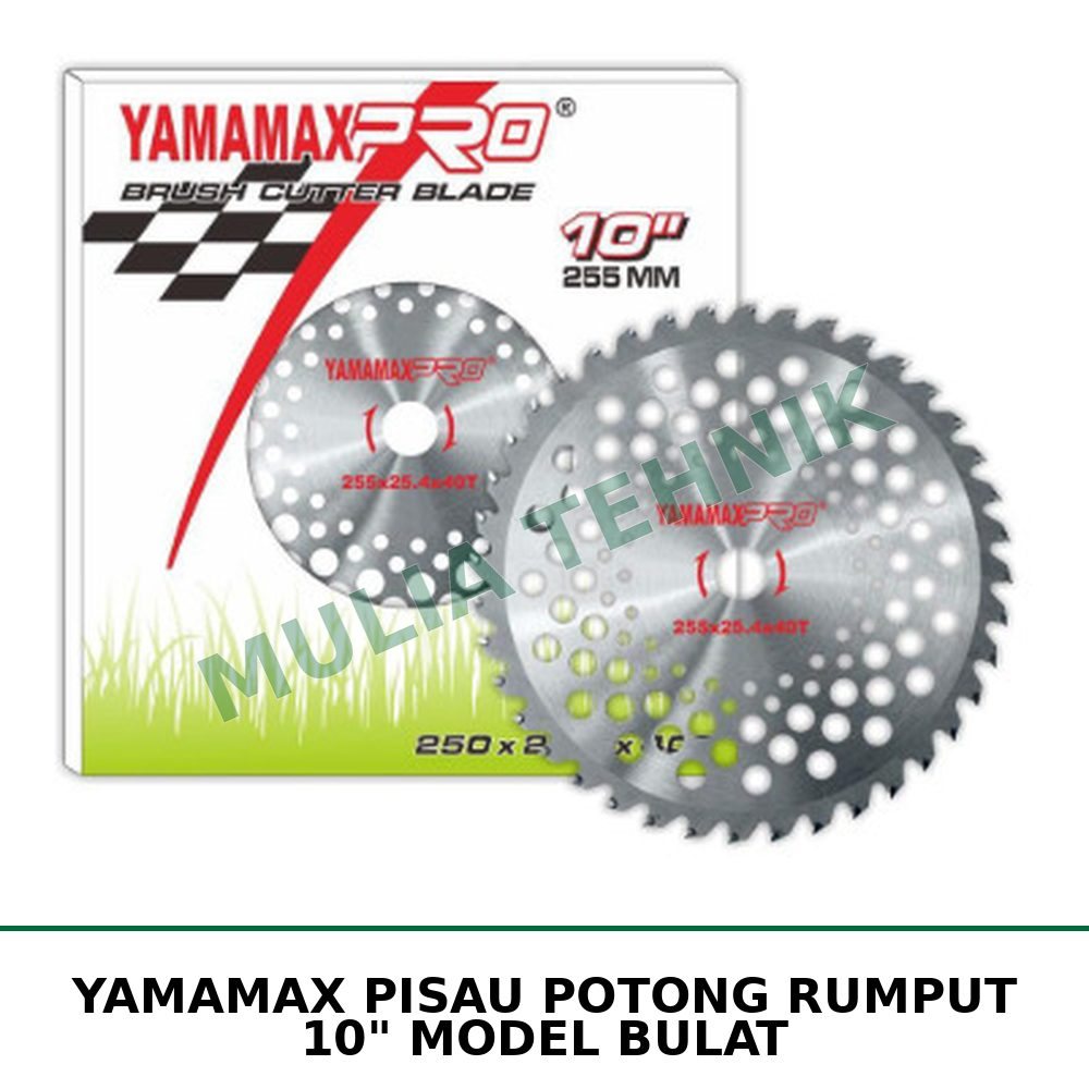 YAMAMAX PISAU POTONG RUMPUT 10" MODEL BULAT
