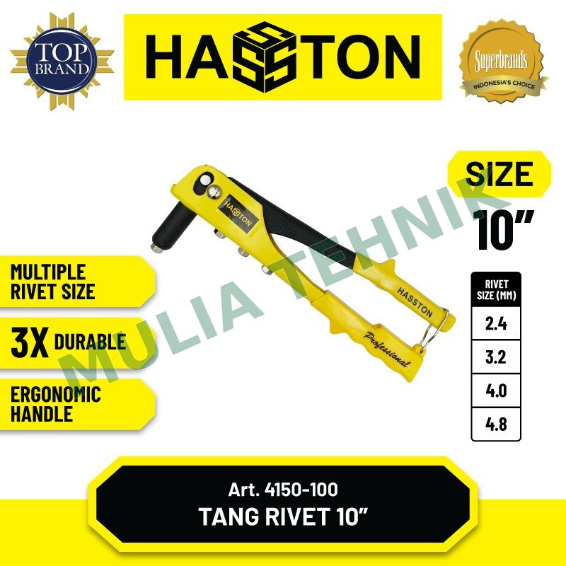 TANG RIVET PROFESSIONAL HASSTON