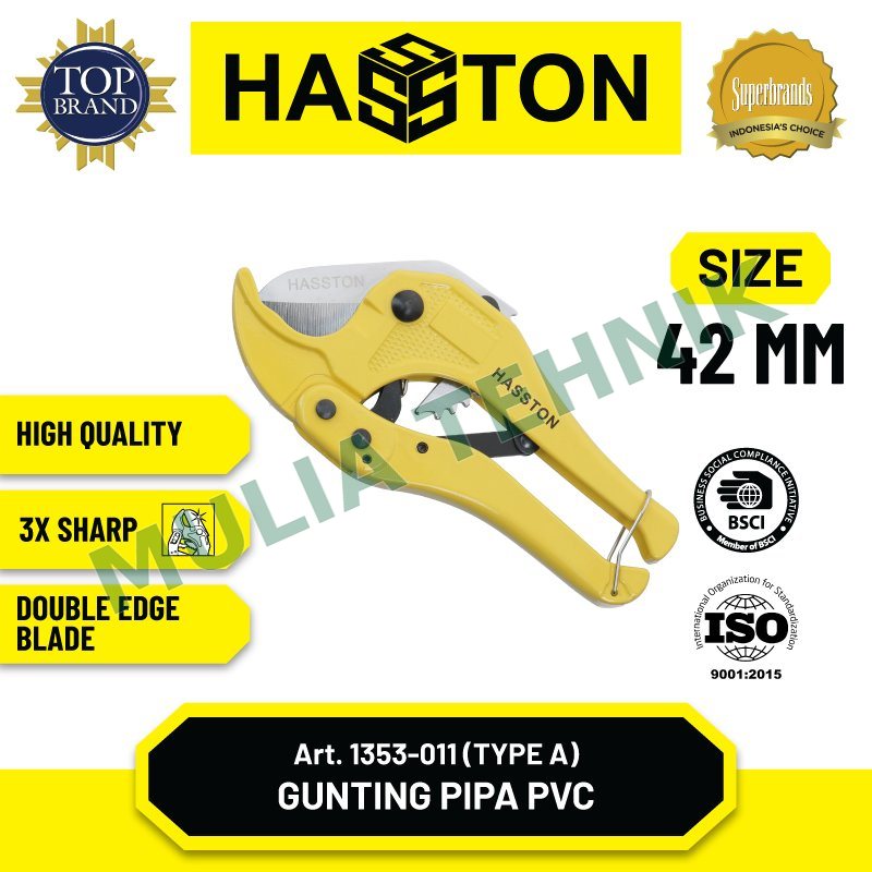 TANG POTONG PIPA PVC HASSTON