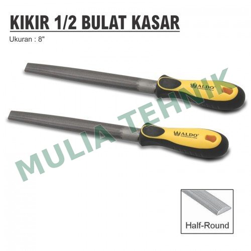 KIKIR 1/2 BULAT KASAR 8" ALDO