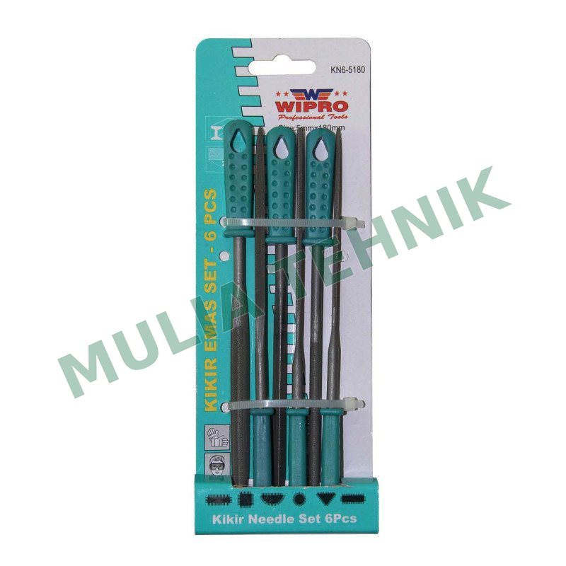 KIKIR SET EMAS 6 PCS 5 X 180 MM WIPRO